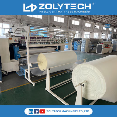 ZOLYTECH Mesin Quilting Berkecepatan Tinggi Mesin Kasur Quilting Mesin Multi Jarum Quilting