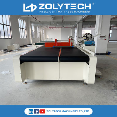 Mesin Tepi Pita Kasur Otomatis Untuk Panel Kasur Di Lini Produksi Kasur