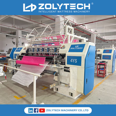 Mesin Duvet Quilting Dengan Perangkat Bergulir Untuk Pabrik Garmen