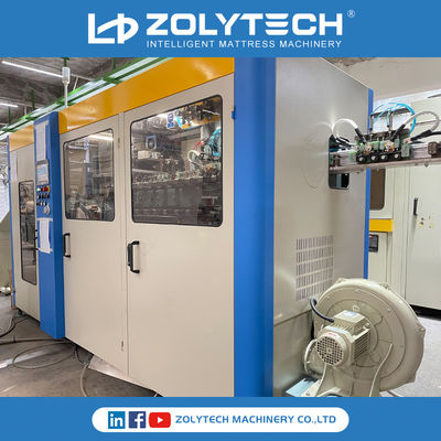 180pcs / mnt Otomatis Mesin Pegas Saku Melingkar Sistem Komputerisasi Lini Produksi Saku Musim Semi 380V/220V