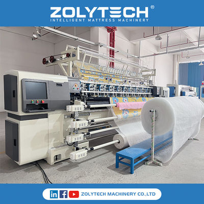 ZOLYTECH Mesin Quilting Mattress Multi Needle Shuttle Mesin Quilting Untuk Quilts