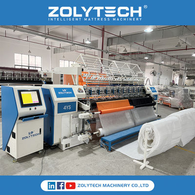 Big Shuttle Komputerisasi Quilting Machine Mesin Quilting Kontinyu