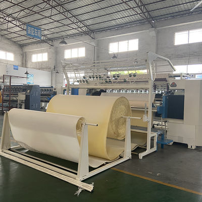 Mesin Kasur ZOLYTECH Multi Needle Quilting Machine Chain Stitch Untuk Quilts WV15 1500rpm