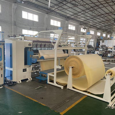 WV15 1500rpm Multi Needle Quilting Machine Chain Stitch Untuk Quilt ZOLYTECH Mesin Kasur