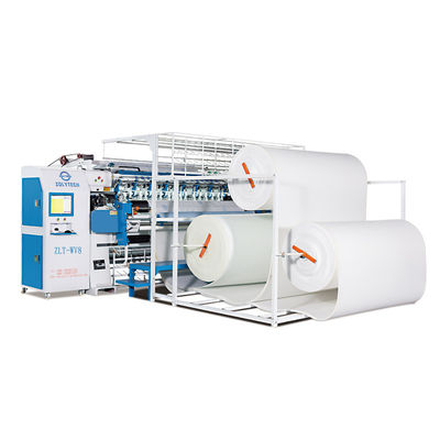 ZOLYTECH 800rpm Mesin Quilting Multi Jarum Komputerisasi Mesin Kasur Quilting