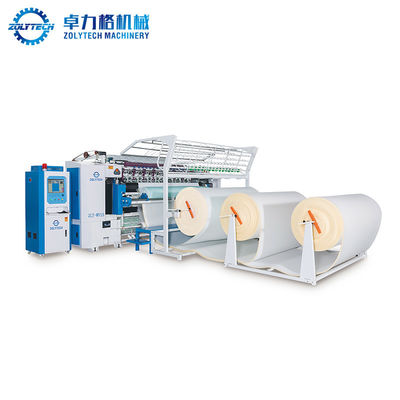 WV15 11KW Komputerisasi Multi Needle Quilting Machine Untuk Kasur Jarak Jarum 25.4mm