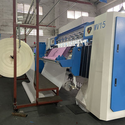 WV15 1500rpm Industrial Quilting Machine Chain Stitch Untuk Selimut Mesin Kasur ZOLYTECH