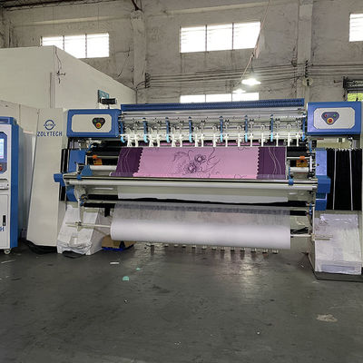 Mesin Quilting Kasur Rantai Stitch WV15 Mesin Produksi Kasur Delta VFD