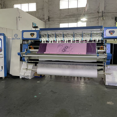 WV15 Kecepatan Tinggi Komputerisasi Rantai Stitch Mesin Quilting Industri Untuk Kasur Jarak Jarum 25.4mm