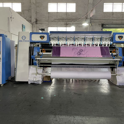 ZOLYTECH mesin kasur mesin quilting terkomputerisasi rantai jahitan untuk selimut WV15 1500rpm