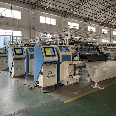 Komputerisasi Lock Stitch Multi Needle Quilting Machine Untuk Kasur Kecepatan Tinggi 60-150m / H
