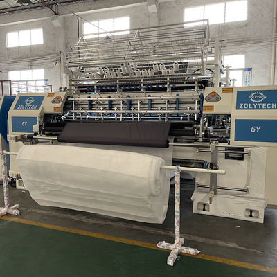 Mesin Quilting Kasur Otomatis Sistem Komputerisasi 60-130m / H 4.5KW X - Gerakan Sumbu 304.8mm