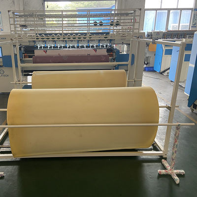 Mesin quilting kasur otomatis sistem komputerisasi 80mm ketebalan kasur mesin perbatasan 8KW