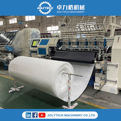 Mesin quilting rantai jahitan motor servo mesin quilting multi jarum multi-jarum mesin