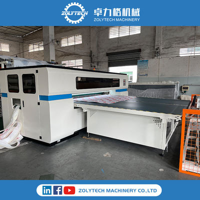 Mattress Flanging System Mattress Hammer ZOLYTECH ZLT-HM Mesin Hemming Panel Otomatis