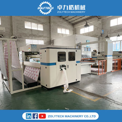 Mesin hemming panel otomatis ZOLYTECH ZLT-HM hemmer auto hemming station untuk produksi kasur