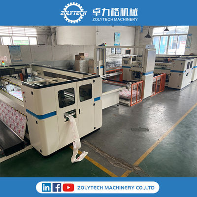 ZOLYTECH ZLT-HM stasiun hemming panel otomatis mesin hemming kasur sistem flanging