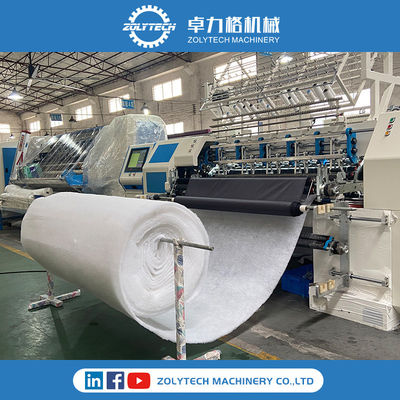 Chain Stitch Quilting Machine Servo Motor Quilting Machine Mesin Quilting Multi Jarum ZOLYTECH